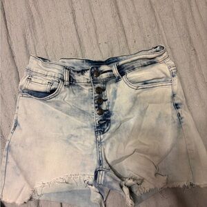 Women's Tie-Dye Denim Shorts